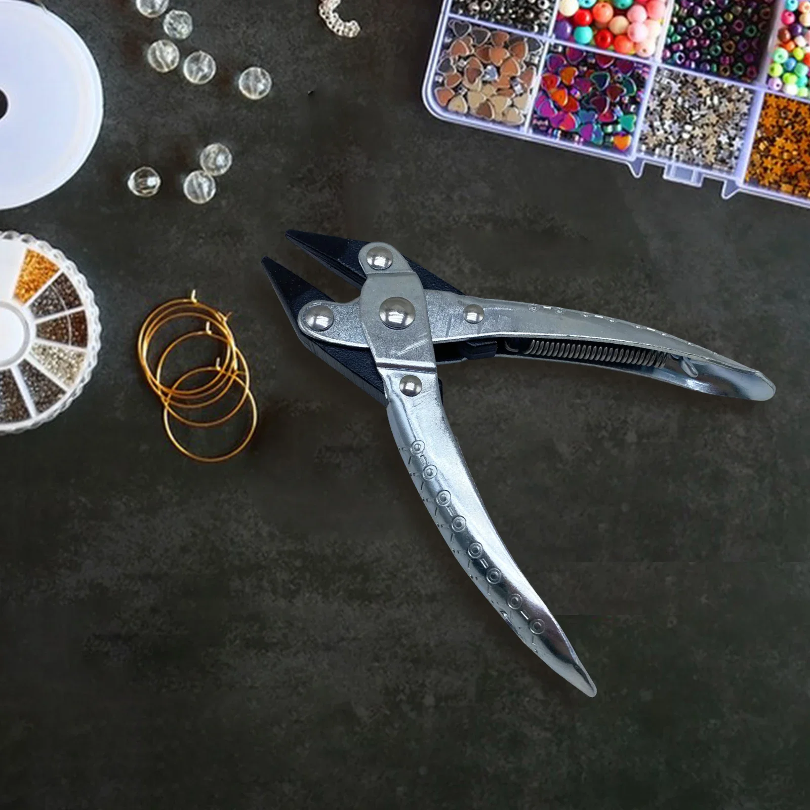 Bracelet Rings Beading Jewellery Crafting Wire Wrapping Shaping Jewelry Pliers Tool Lightweight Nylon Jaw Pliers for Necklace