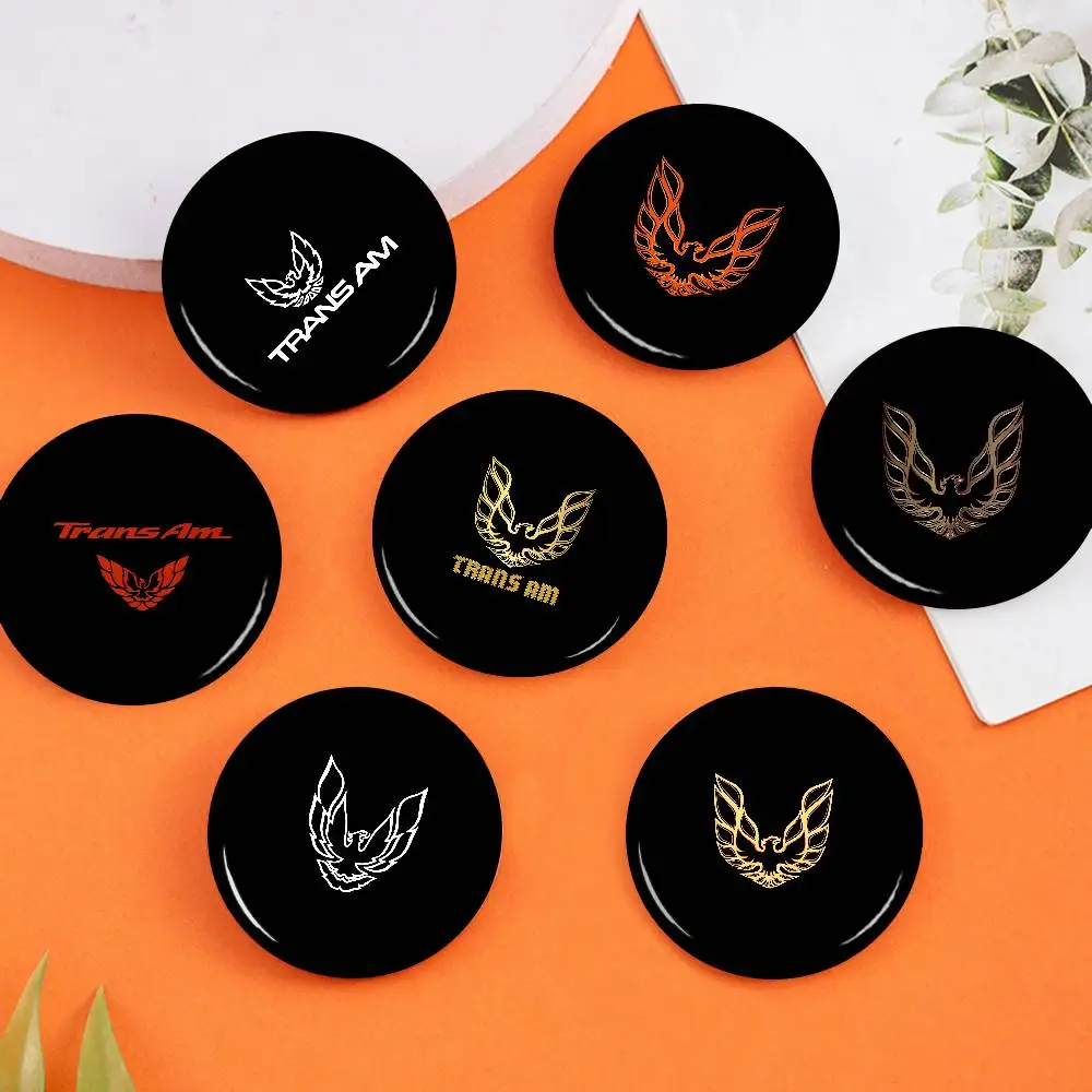 Pontiac Firebird Trans foto broches creativo insignia redonda regalos Pins 32/44/58mm