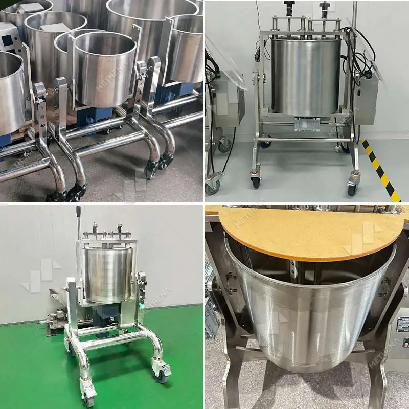 Stone Grinder Melting Storage Tank Grind Mixing Ganash Small Paste Make Mixer Chocolate Melanger Machine