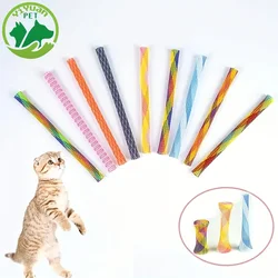 Folding Spring Shaped Toys  Colored Elastic Spring  Interactive Cat Tearing Stick  Providing Fun And Excitement For Pets
