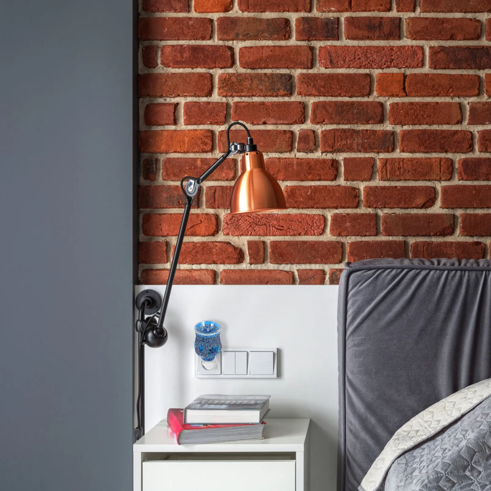 1-個のフレグランスランププラグインエッセンシャルオイルライトエレガントなナイトランプリビングルームオフィスリラクゼーションギフトアイデアに最適