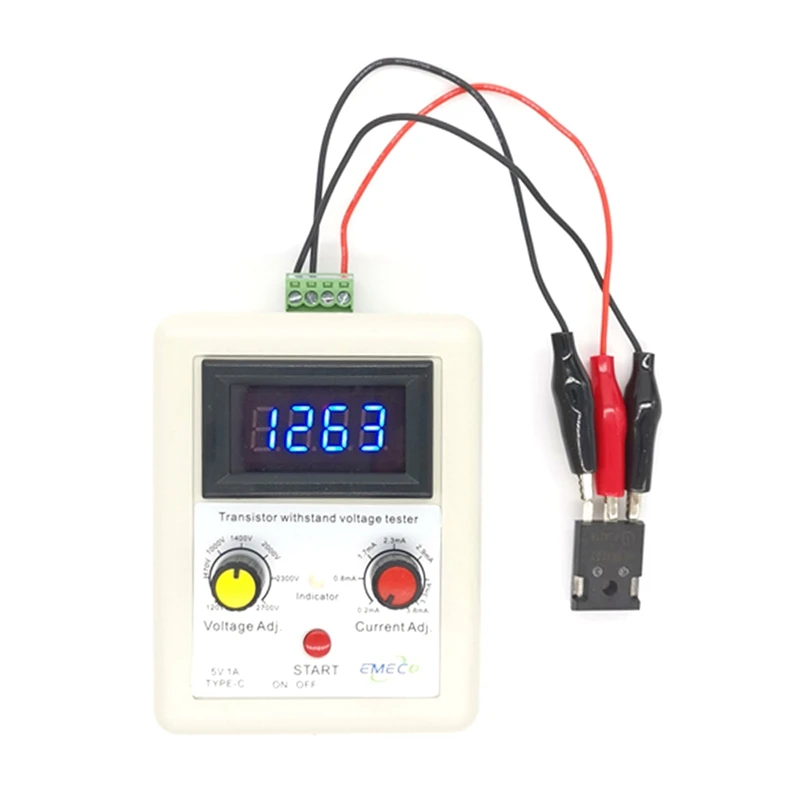 110V-2600V IGBT Voltage Capability Tester Diode MOS Triode Digital Voltmeter Tester Portable Withstand Voltage Tester