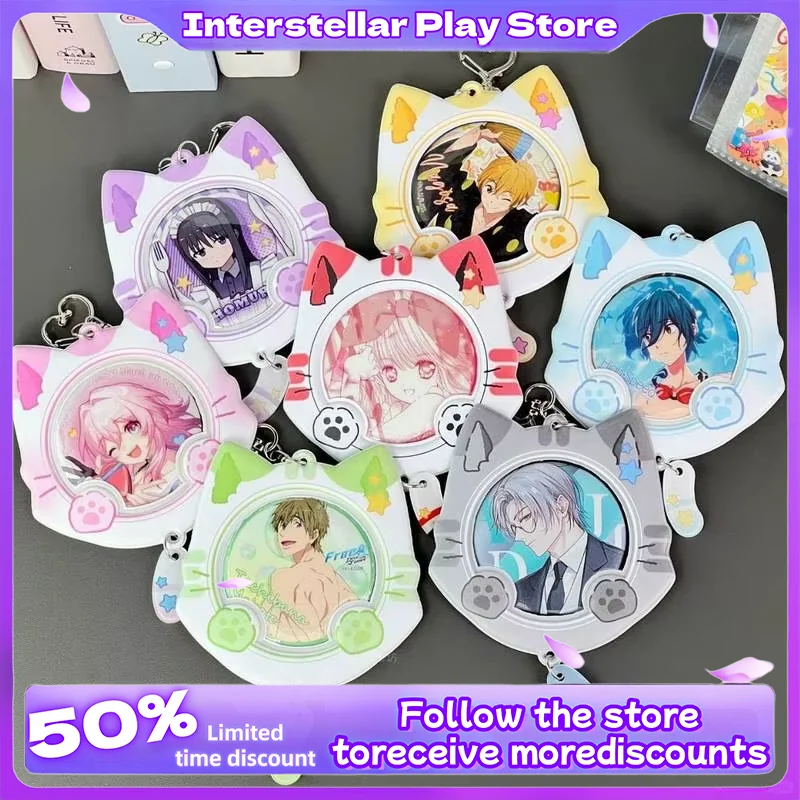 

Baji Tuo 58cm Anime Peripheral Pain Bag Pendant Decoration Cat Pvc Badge Gumei With Cat Ear Tail Accessories Protective Sleeves