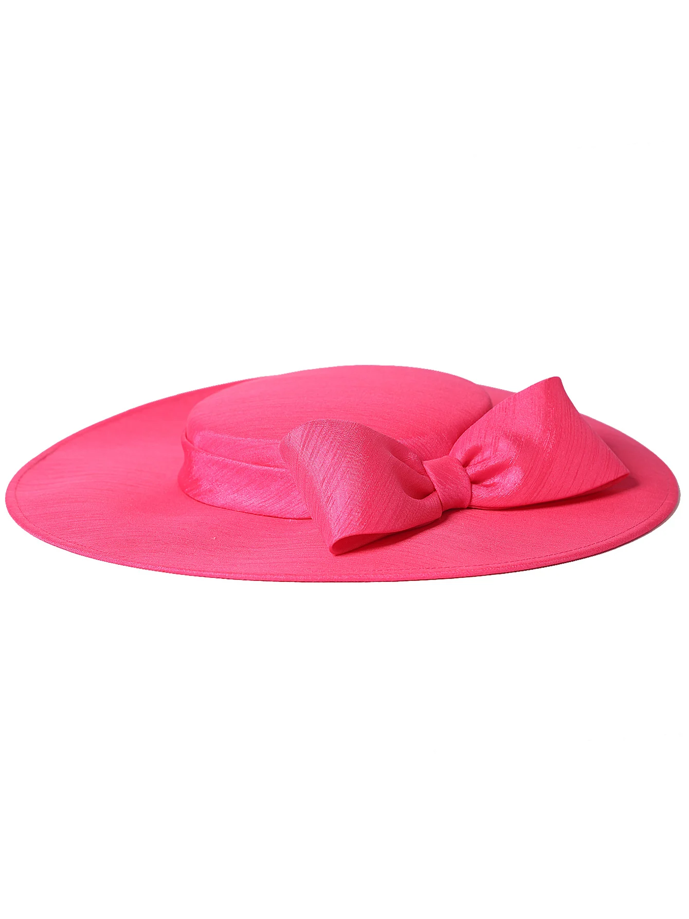 FS Elegante Elfenbein-Hüte mit breiter Krempe für Frauen, große Schleife, formelle Anlässe, Kentucky-Kappe, Dame, Hochzeit, Cocktailparty, flache Oberseite, Fedoras 2024 – Detail 19