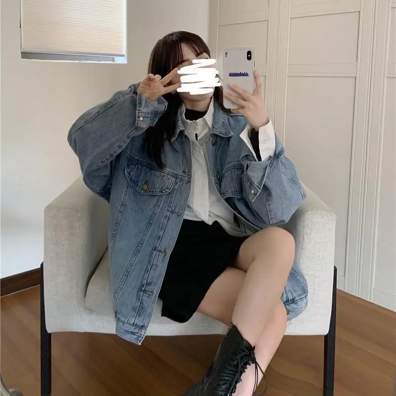 الربيع والخريف الملابس النسائية الخريف جديد أوائل الخريف النسخة الكورية فضفاضة الإنترنت المشاهير قمة الموضة الإضافية #3