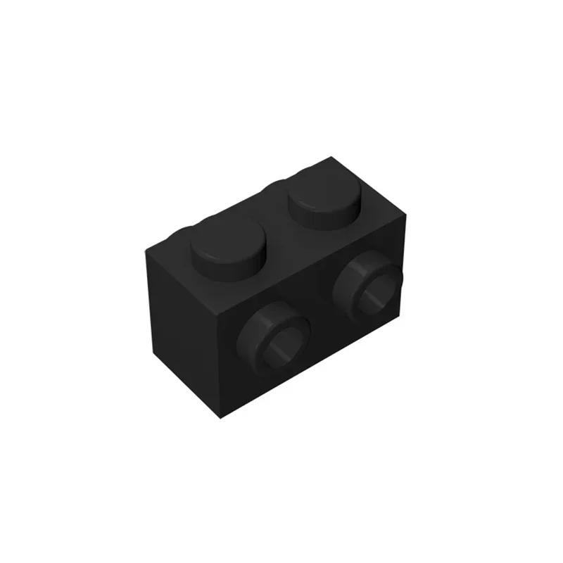 MOC 10PCS Part 52107 1x2  Modified Building Blocks Set With Studs On Two Sides Brick Particle Puzzle DIY Toy Birthday Adult Gift