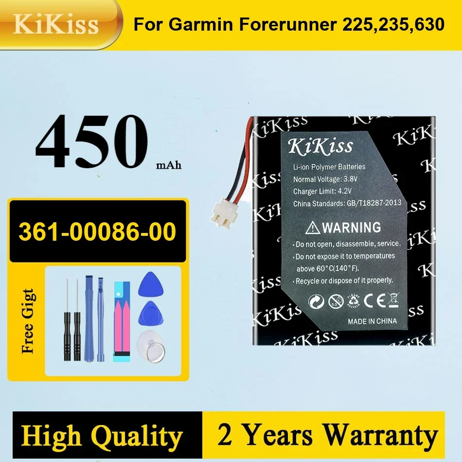 

361-00086-00 Аккумулятор 180 мАч для GARMIN Forerunner 225 235 630 735XT, GRM0371754 Аккумуляторы Bateira + гарантия трек-кода