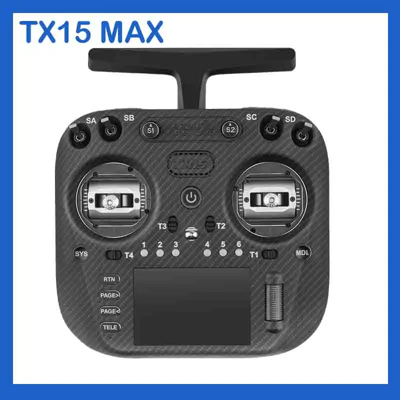 Radiomaster TX15 Max 3.5inch IPS Touchscreen Radio Controller ExpressLRS With AG02 CNC Hall Gimbal Built-in Gyro Microphone