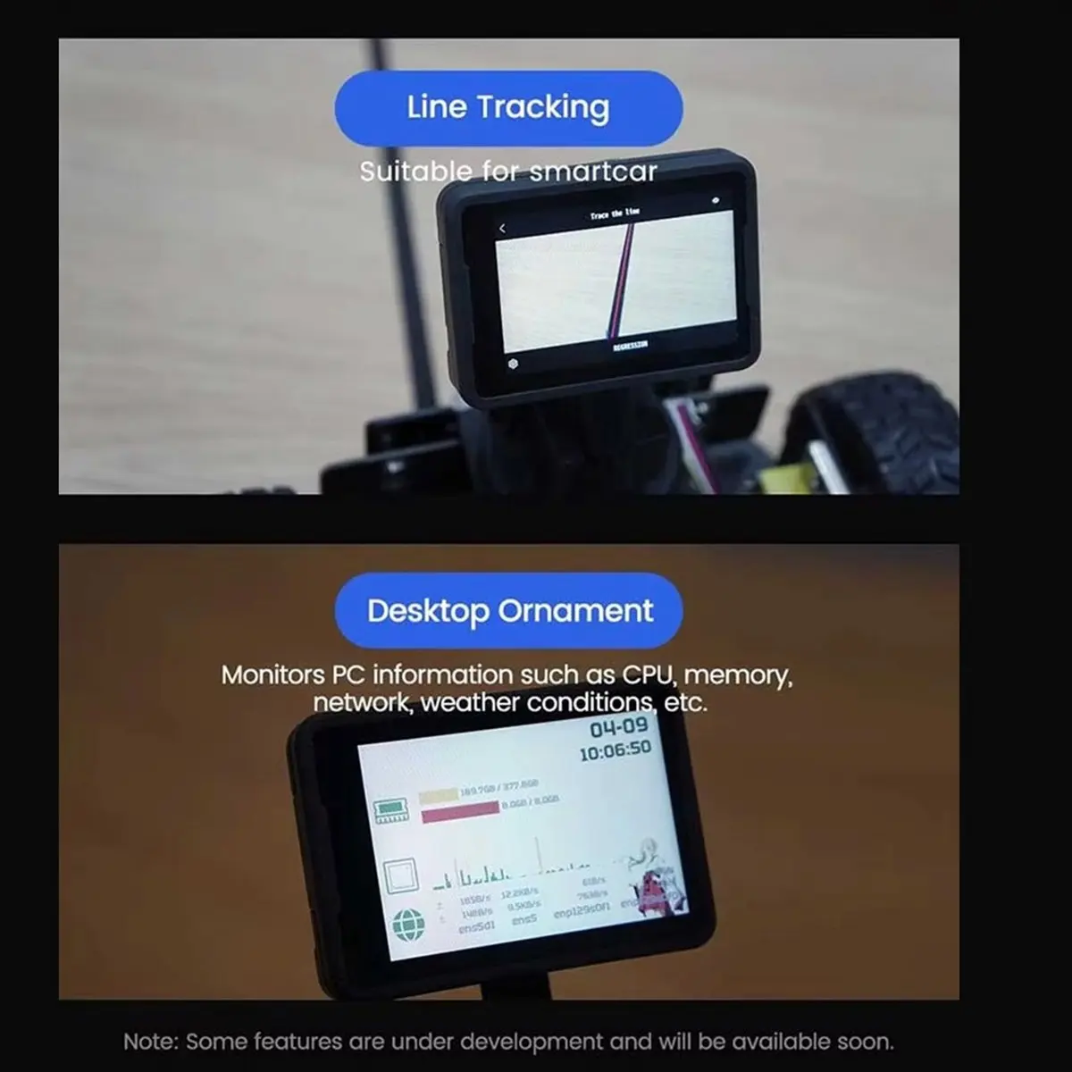 DT75BG For Sipeed MaixCAM Development Board RISC V AI Kit WIFI6 Linux 4MP Cam 2.3inch Touch Screen Support 1 TOP NPU Python/C++