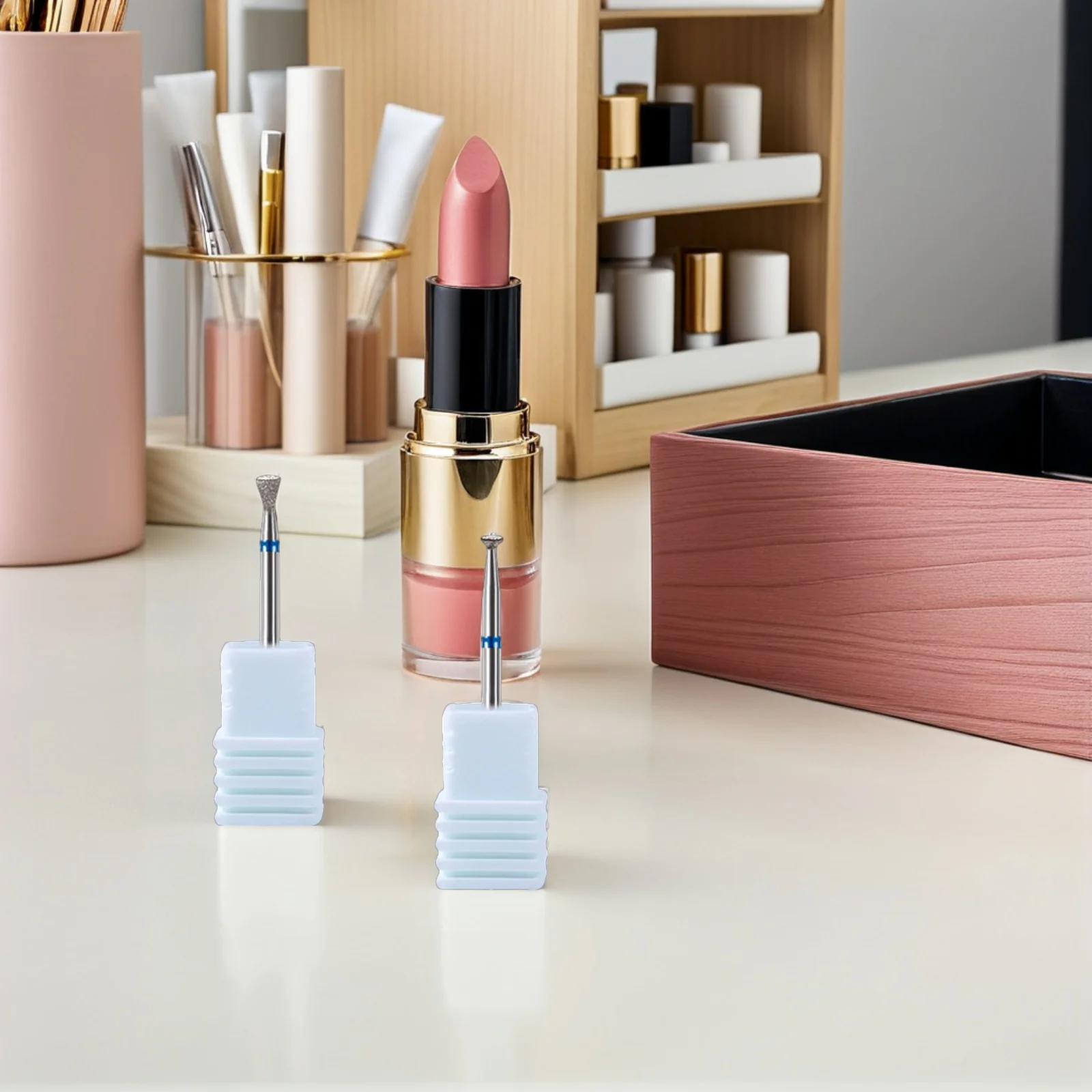 7 قطعة لقمة ثقب الأظافر الماس إزالة الجلد الميت نصائح المهنية مانيكير باديكير مسمار تشكيل هلام إزالة البولندية لقمة ثقب آمنة