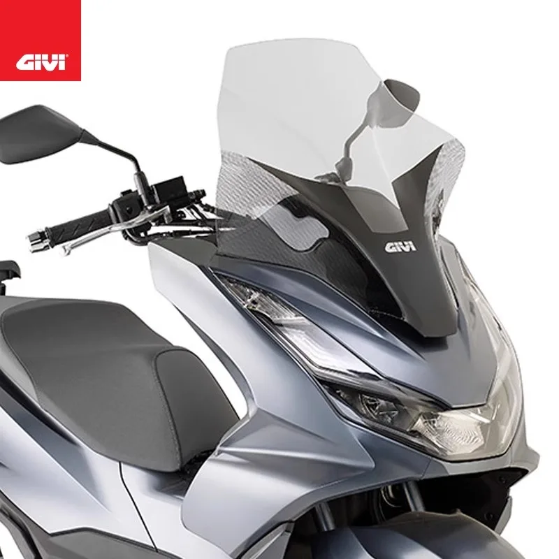 GIVI Honda PCX160 Imported Transparent Windshield Motorcycle Front Windshield Raise The Windshield Motorcycle Accessories