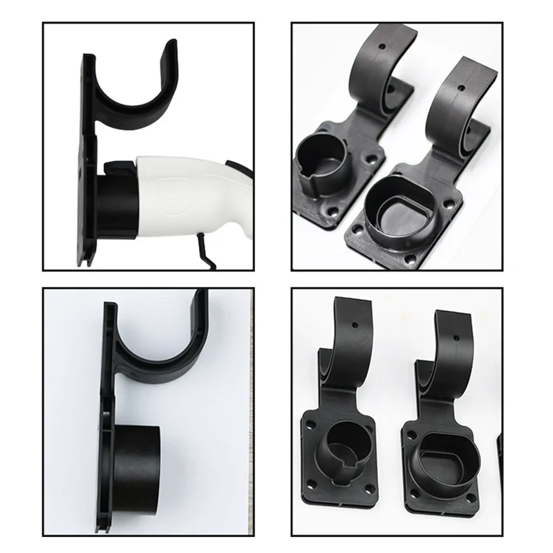 

One Piece Wall EV Charger Cable Holder Head Socket For EV Charger Type1 Connector US Standard Durable Easy Install Easy To Use