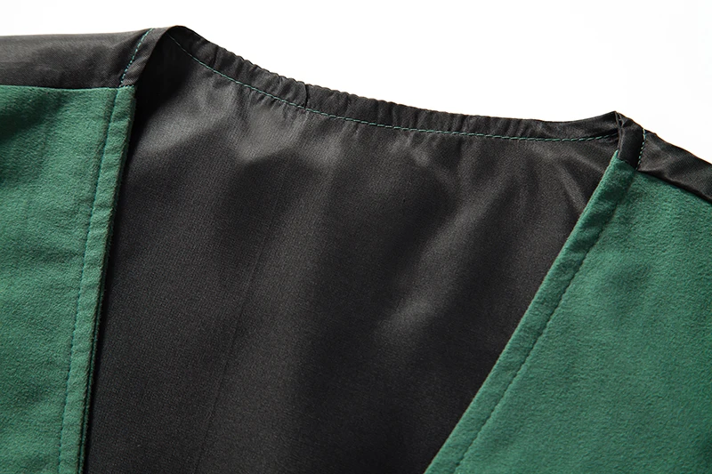 Mens Vintage Green Suede Suit Vest Medieval Steampunk Slim Fit Sleeveless Gilet 2023 Brand New Christmas Party Mens Clothing 2XL