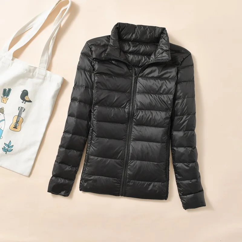 Women Light Short quilted Duck Down Jacket Feather Puffer Parkas Plus Overcoat Windbreaker Winter Cold Pressure Down Coats