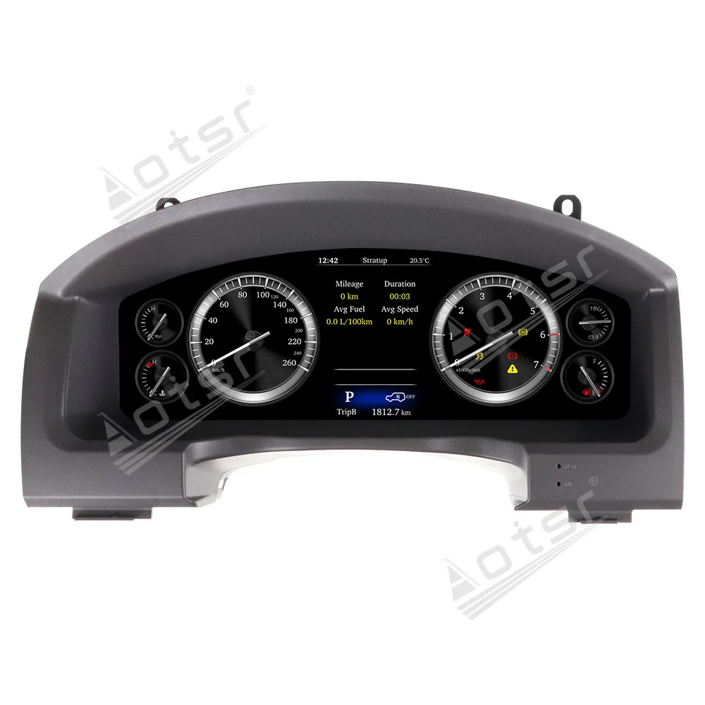 12.3 inch Digital Cluster For Prado 150 Toyota Land Cruiser LCD instrument panel Virtual Cockpit Speed Meter High Compatibility