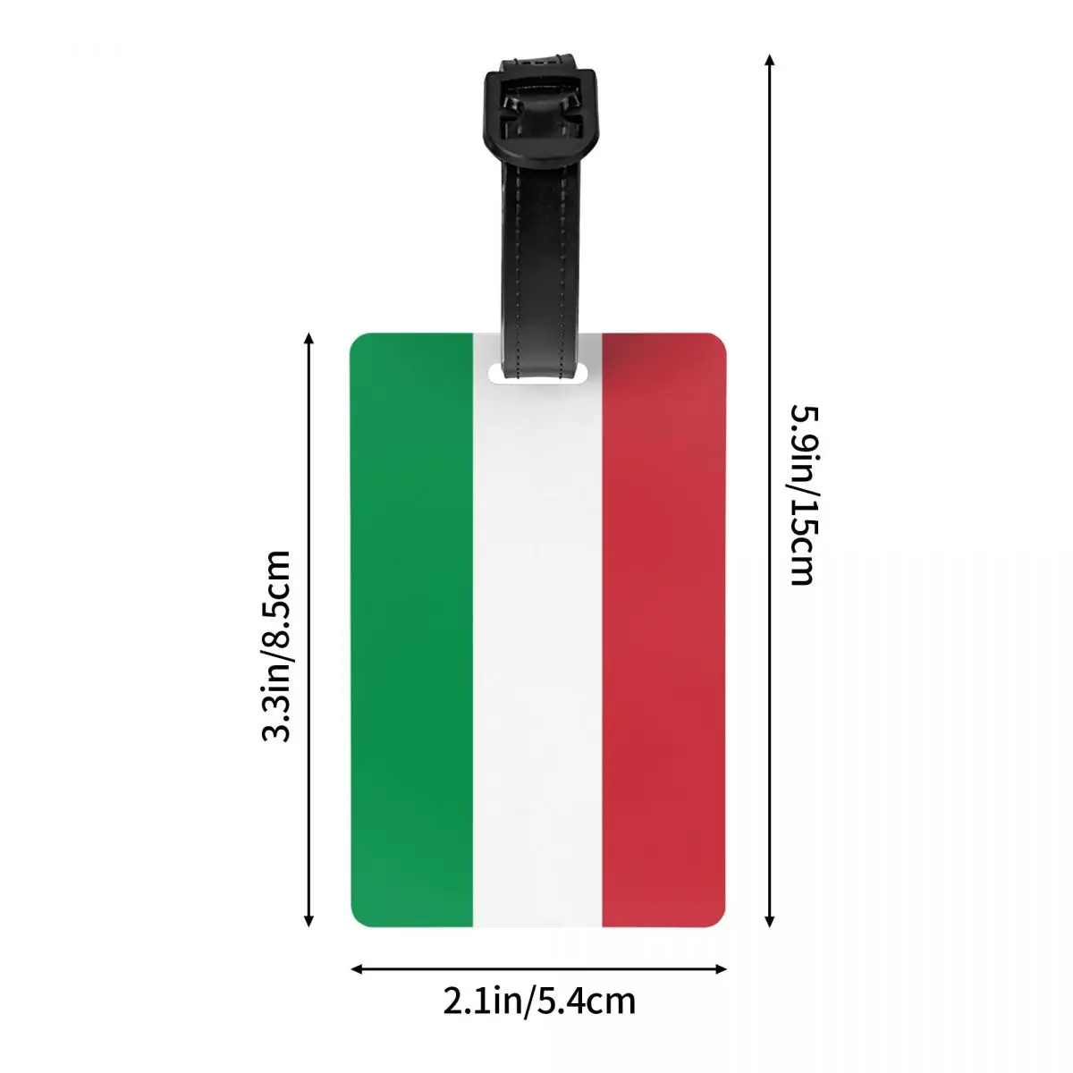 Индивидуальный итальянский флаг, бирка для багажа, защита конфиденциальности, итальянские ярлыки для багажа, этикетки для дорожных сумок, чемоданов
