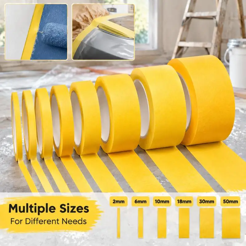 50M/20M/18M Model Masking Tape for Gundams Model Paint Tool Fine Line DIY Cover Tape Hobby Tool