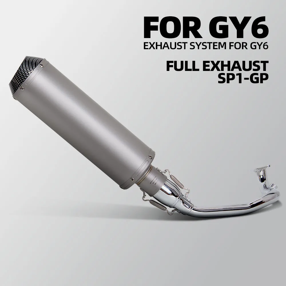 

Tank200 Exhaust System For Yamaha GY6 Zuma Tank150 125cc 150cc 200cc Motorcycle Escape Kit GY6 Engine Universal Header Tube