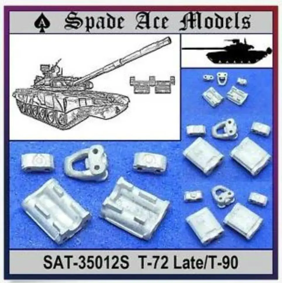 Spade Ace Models SAT-35012S 1/35 Scale Metal Track Russian T-72 Late/T-90 Special