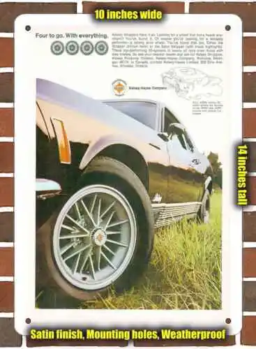 Metal Sign - 1970 Kelsey Strippers Wheels- 10x14 inches