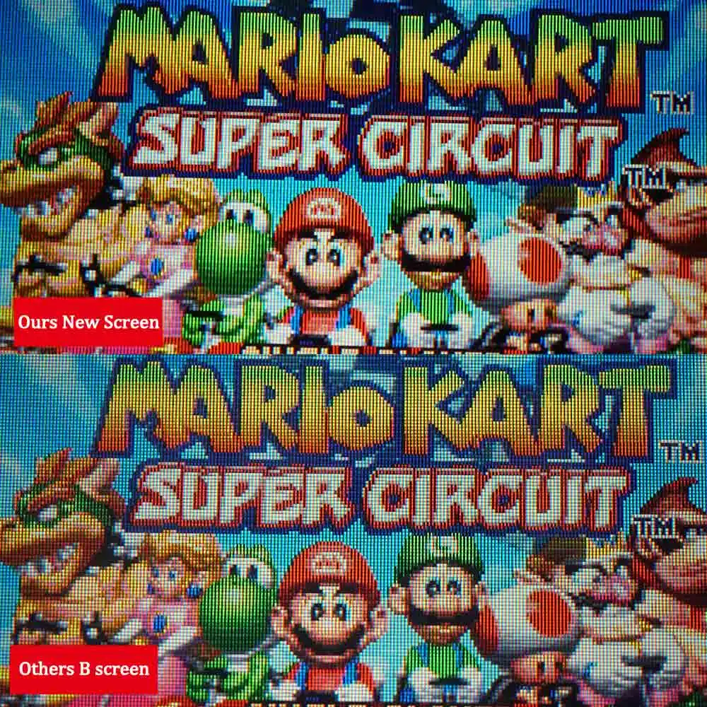 Kits de Tela LCD para Funnyplaying GameBoy Advance, TFT V3 GBA, Alto Brilho de Luz, Tela ITA retroiluminada, 2021