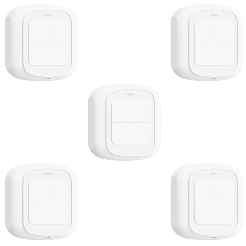 

ABZZ-5X Tuya Wi-Fi кнопка переключателя сцены беспроводной умный настенный переключатель с низким энергопотреблением без проводки для одного касания и работы