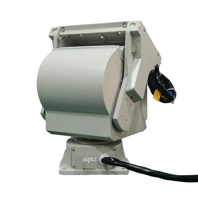 aiptz 20kg Pan Tilt Head,Wide ±60° Vertical Travel,Worm Gear Transmission,Supports Auto Lock & Pelco_D Protocol