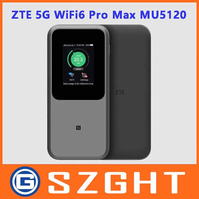 NEW ZTE U50 Pro / MU5120 Portable WiFi 5G Router WIFI6 10000mAh battery 3600Mbps NSA+SA Mobile Hotspot With Sim Card Slot