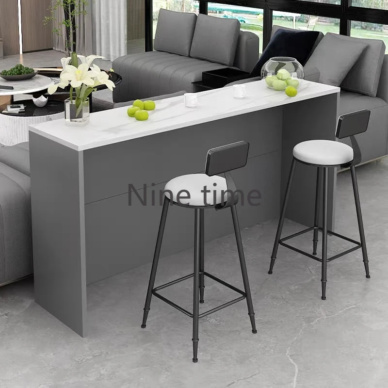 

High Design Bar Tables Coffee Dining Cocktail Wall Bar Counter Tables Industrial Nordic Countertop Mesa De Jantar Home Furniture