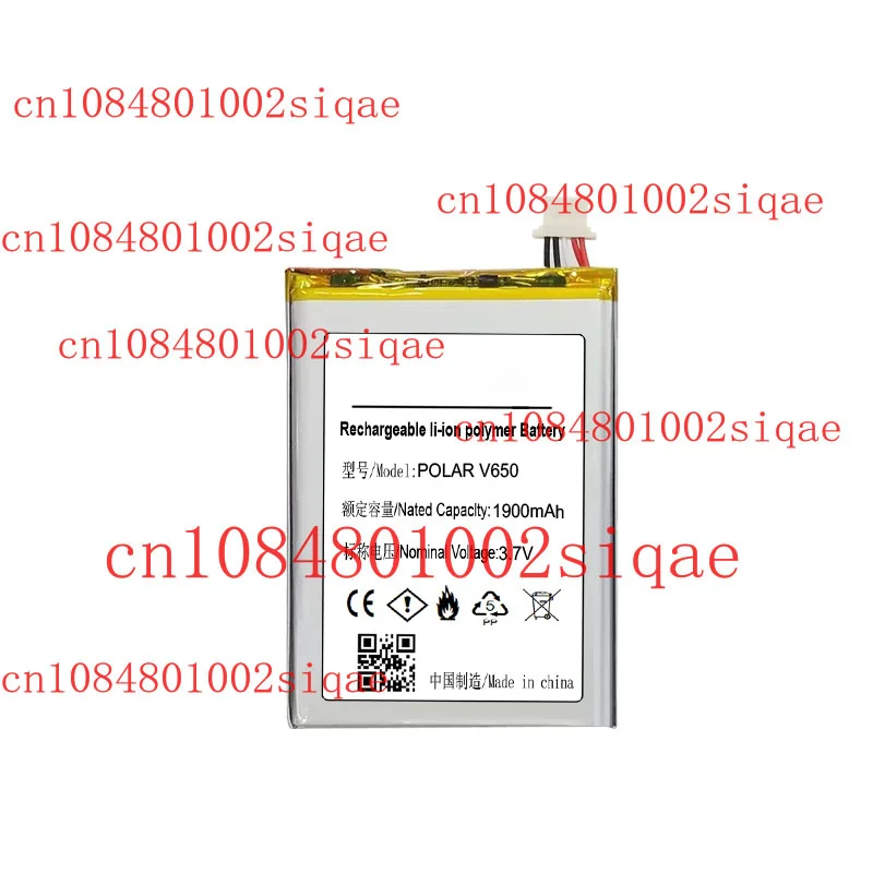 

Для велосипедного компьютера Polar V650, GPS, аккумулятор Polar V650, 1900 мАч, ремонтный аккумулятор