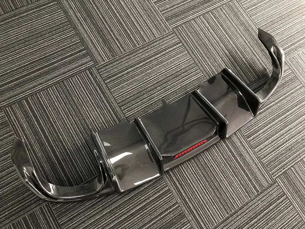 Carbon Fiber Rear Diffuser Bumper Mudguard plate fender for Audi A5 Sline S5 2013-2016 Rear Bumper Extension FRP Body Kits
