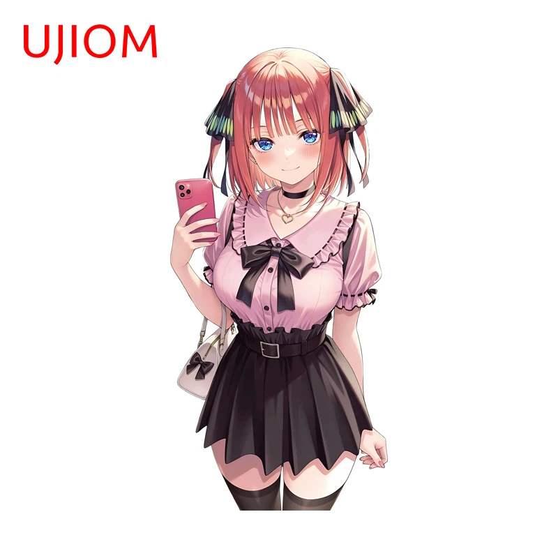 UJIOM Seductive Nakano Nino Big Chest Wall Sticker Trendy Novel Enchanting Adhesive Decal Suitable For Computer Case Home Decor