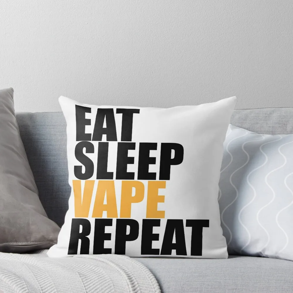 

EAT SLEEP VAPE REPEAT Throw Pillow Custom Cushion Decorative Cushions For Living Room pillow