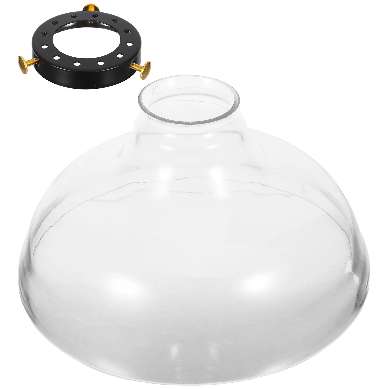 

Прозрачный стеклянный плафон ручной выдувки в форме воронки, термостойкий, для подвесных светильников, замена для различных светильников