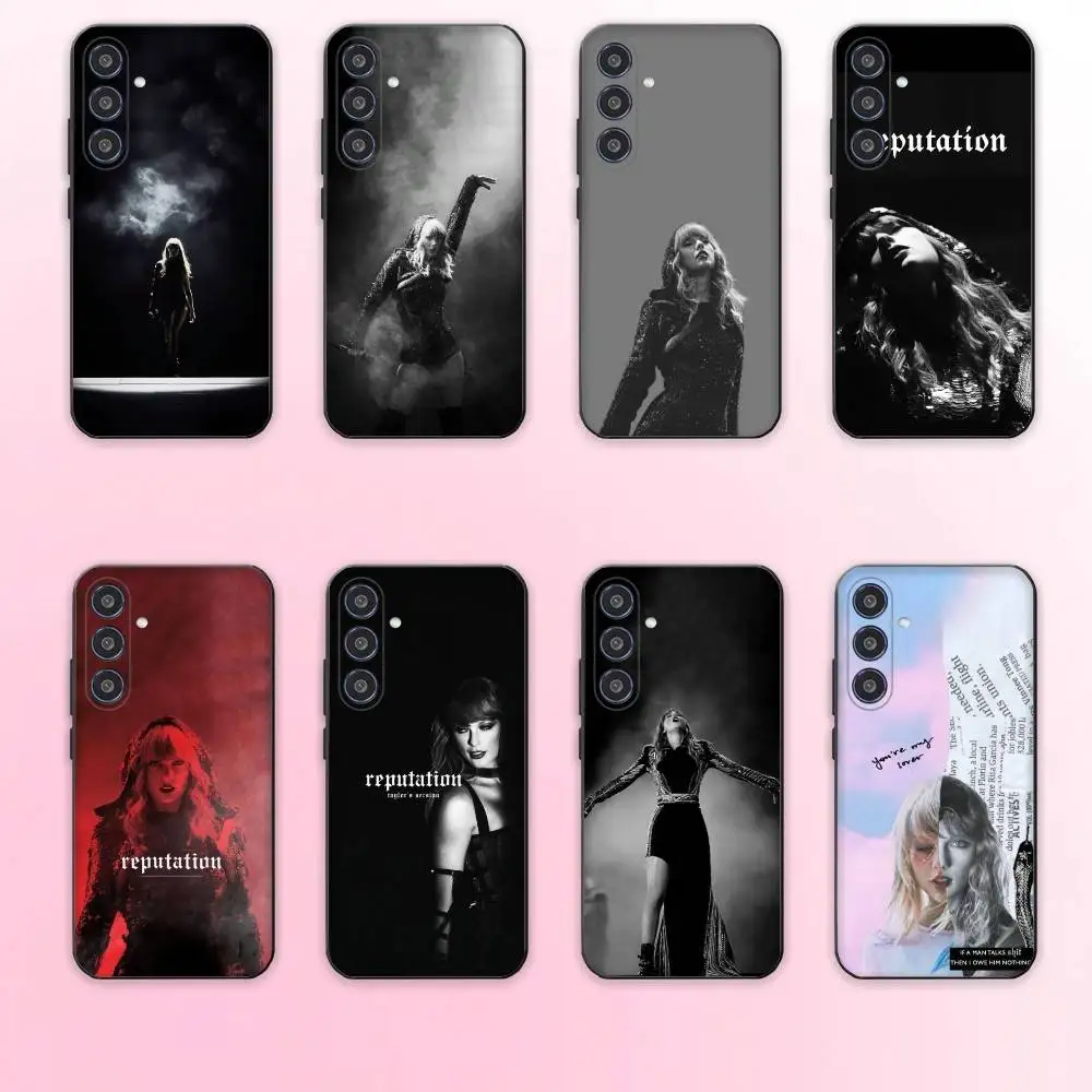 

Singer T-taylors-S-swifts Phone Case For Samsung Galaxy A73,A72,A71,A70,A53,A52,A51,Others Soft Black Cover