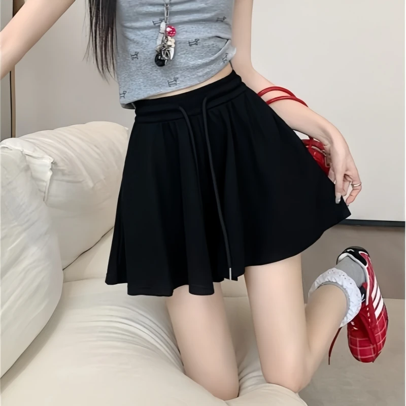 Ballet-Inspired High-Waisted Slimming Wide-Leg Pants Skirt for Women Summer Thin New 2026 Style
