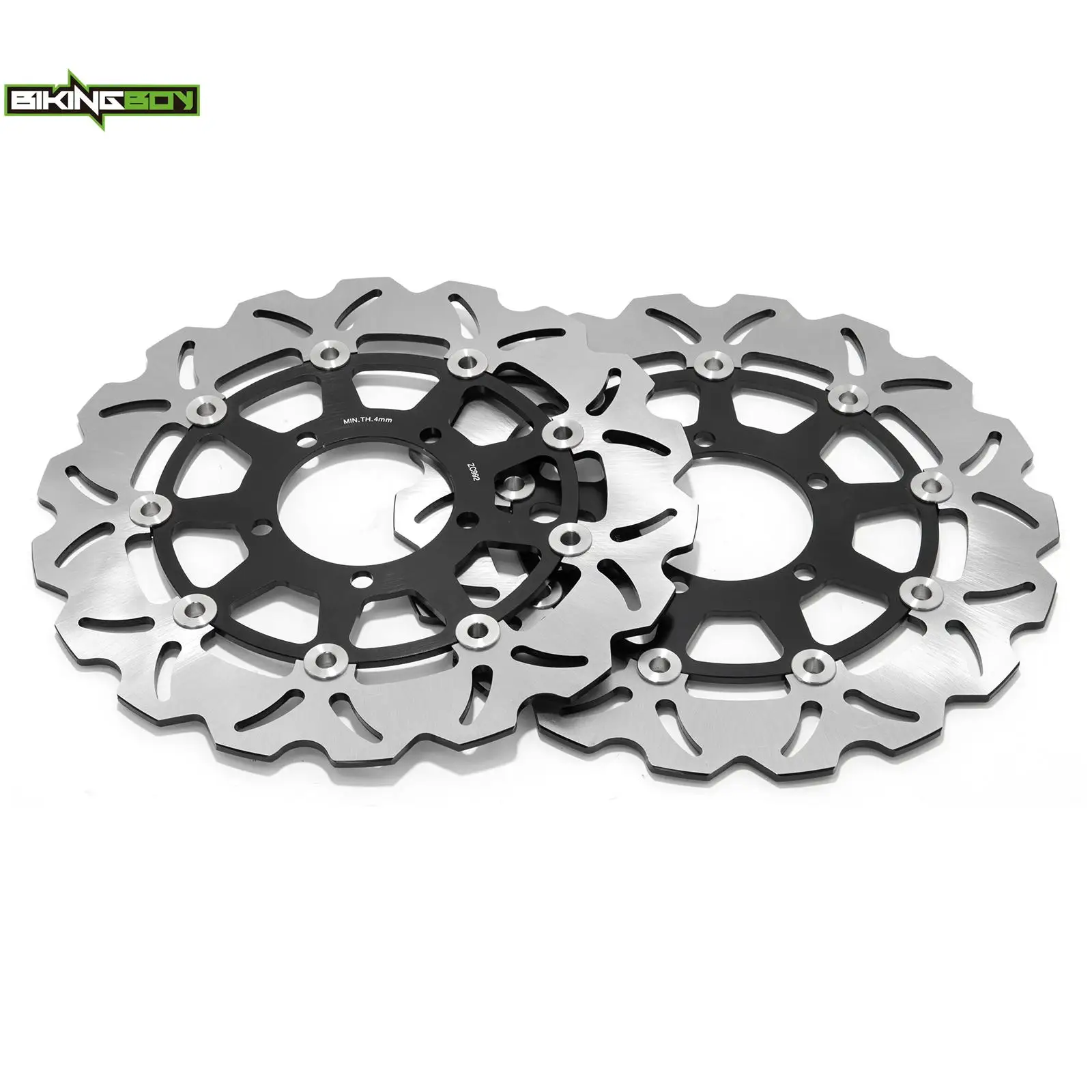 BIKINGBOY Front Brake Discs Rotors For Street Triple 660 S 20-23 675 / R 13-16 675 RX 15 16 Street Triple 765 R / RS 17-23 765 S