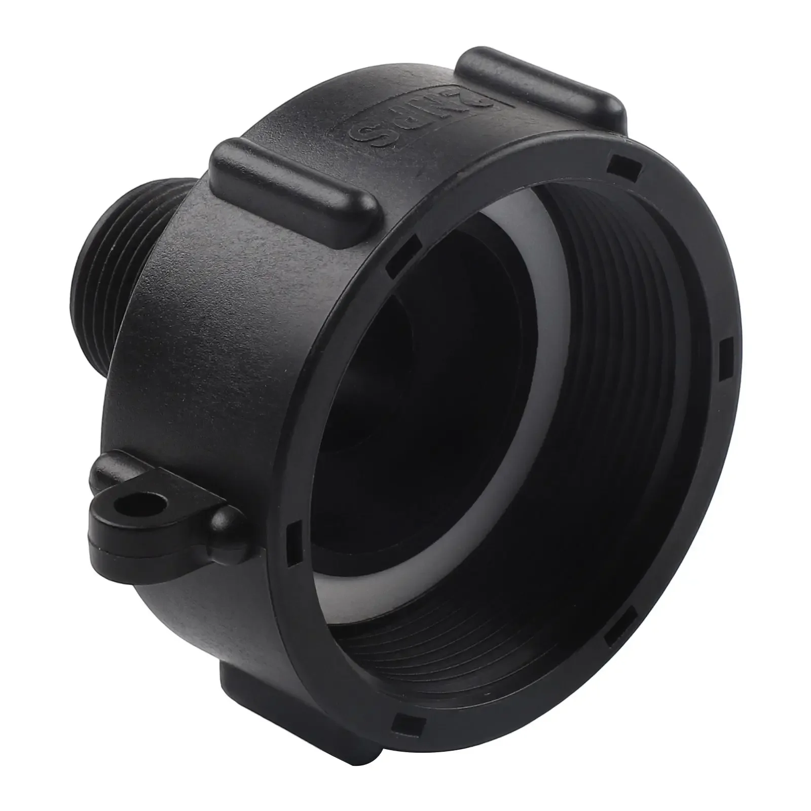 Adapter Drain Adapter Industry 1 Pcs Black HDPE Material IBC Tote Tank Parts With Sealing Ring For Garden Hose