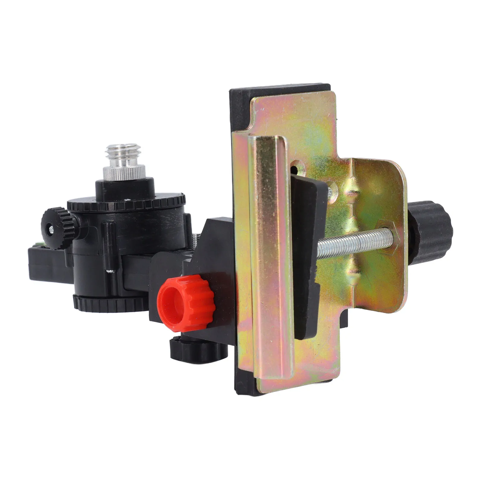 Adaptador de herramienta de nivel de soporte de ajuste fino ABS ajustable y hierro buena compatibilidad Base de nivelación de poste telescópico para edificios