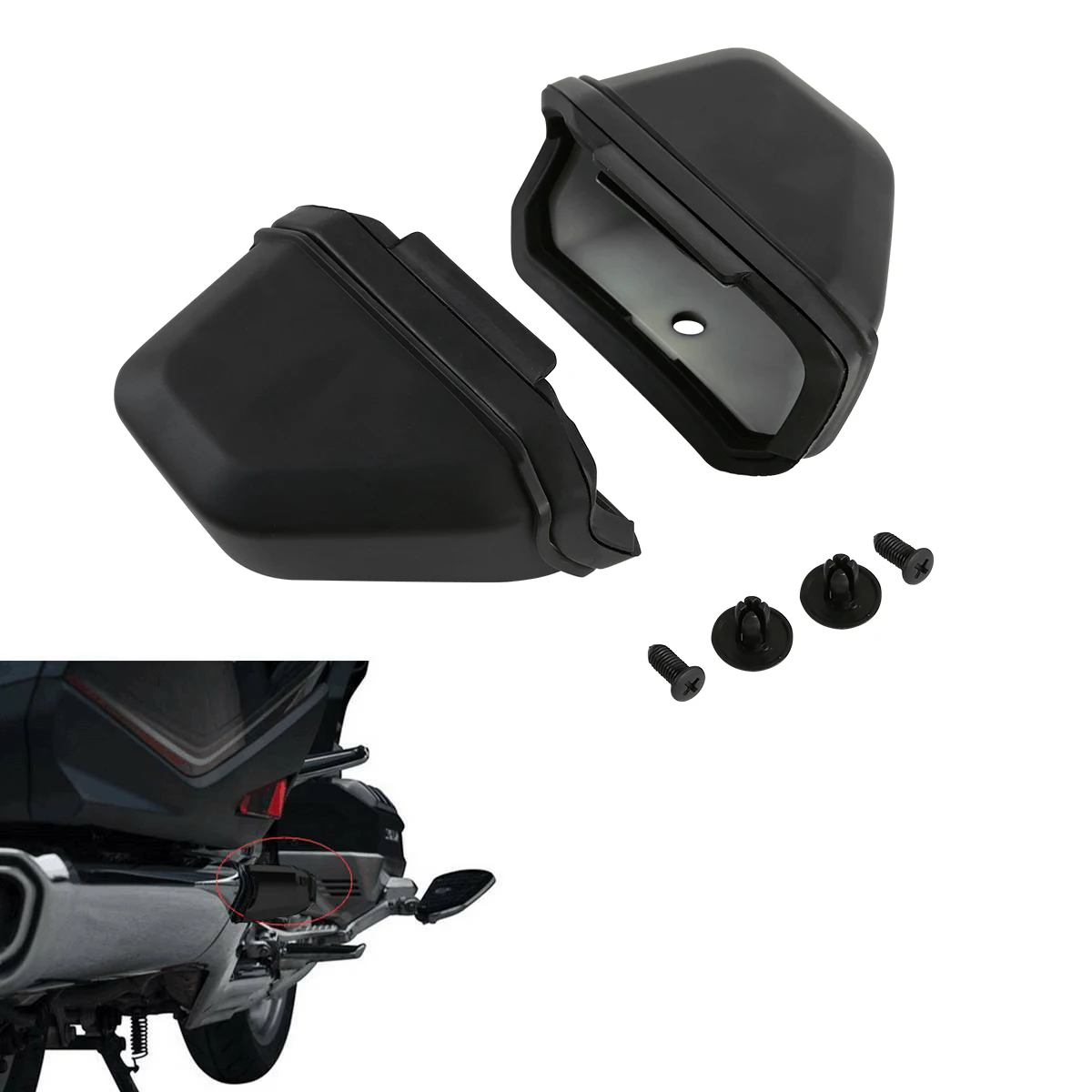 Saddlebag Guard Covers Protector Fit For Honda Gold Wing GL1800 Tour DCT 2018-2024 Motorcycle