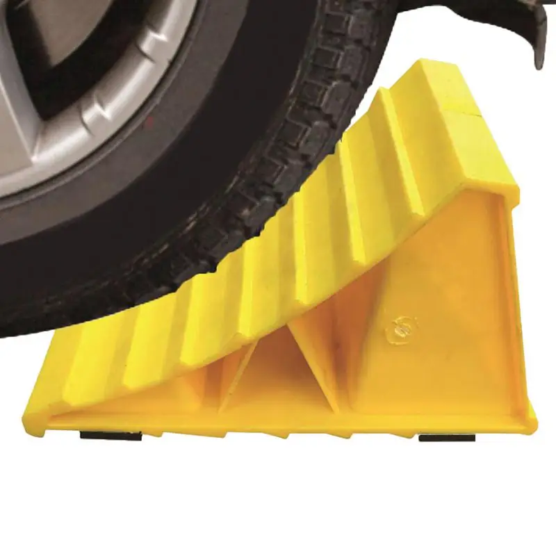 Car Tire Stopper Tire Saver Chock Sturdy Anti-Slip Block Portable Parking Stopper For Secure Car Trailer Truck Parking aids