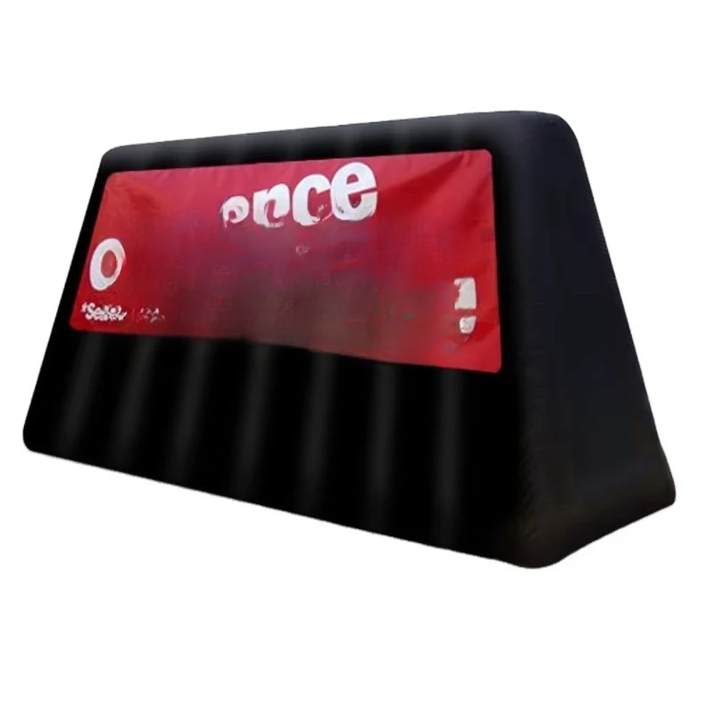 Portable inflatable advertising signs for advertising promotions