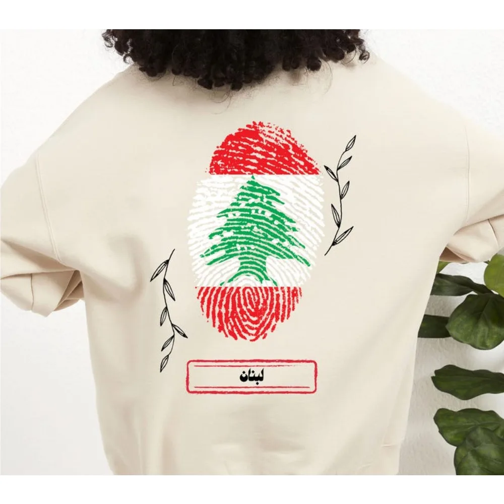 Lebanese Hoody for Friend Lebanon Art Sweatshirt Flag Long Sleeve Hoodies Beirut Crewneck Autumn Winter Sweatshirt Lebanese Tops