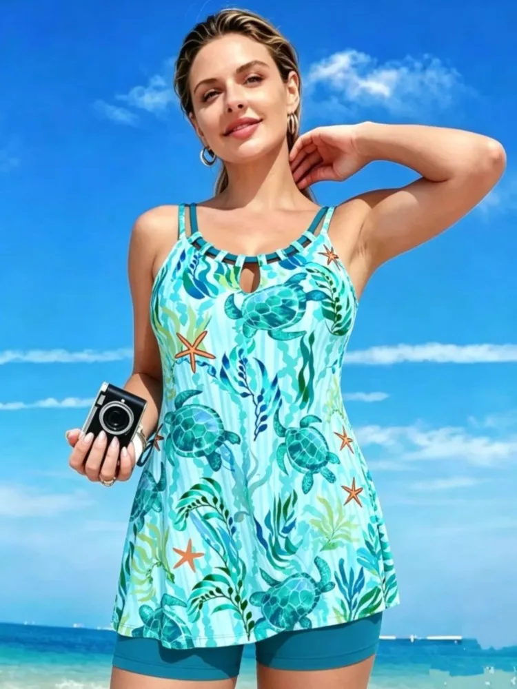 

L-4XL Plus Size High Waist Bikini Women's Push Up Large Size 3XL 4XL Swimsuit Summer Mujer Tummy Control Swimwear Bikini Sets