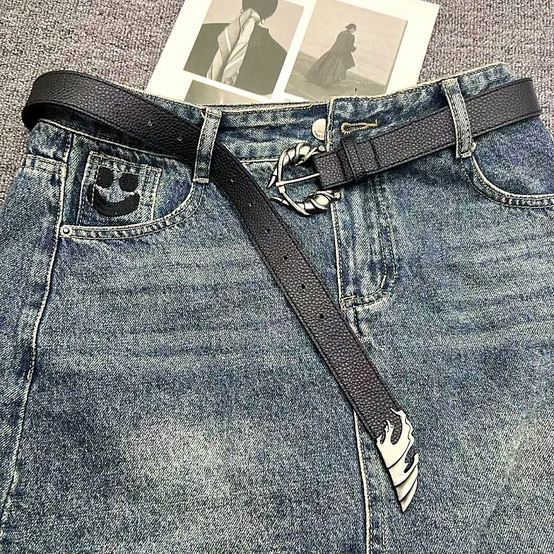 

Новый дизайн Sense Candle Dragon Horn завернутая талия Змея Коготь дракона Оригинальный темный пояс Ковбойский хип-хоп Панк Ремень Джинсы Пояс