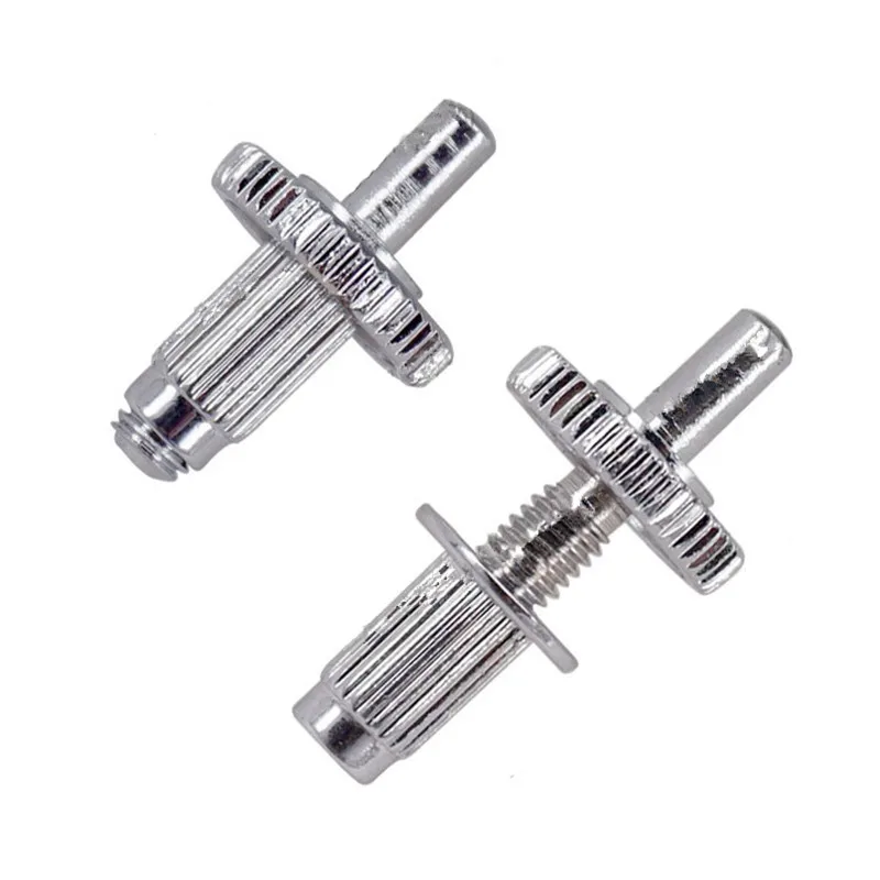 2Pcs Diameter 4MM Small Threaded Bushing Bridge Studs Anchors For Electric Guitar Chrome Black Gold Guitar Accessories Parts