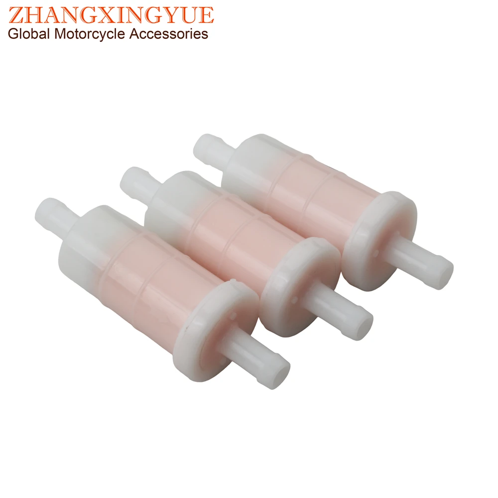 3PC Motorcycle Fuel Filter For Kawasaki 500 520 550 600 610 Ninja ZX-6 KFX700 Teryx KRF750 KRX 1000 49019-0032
