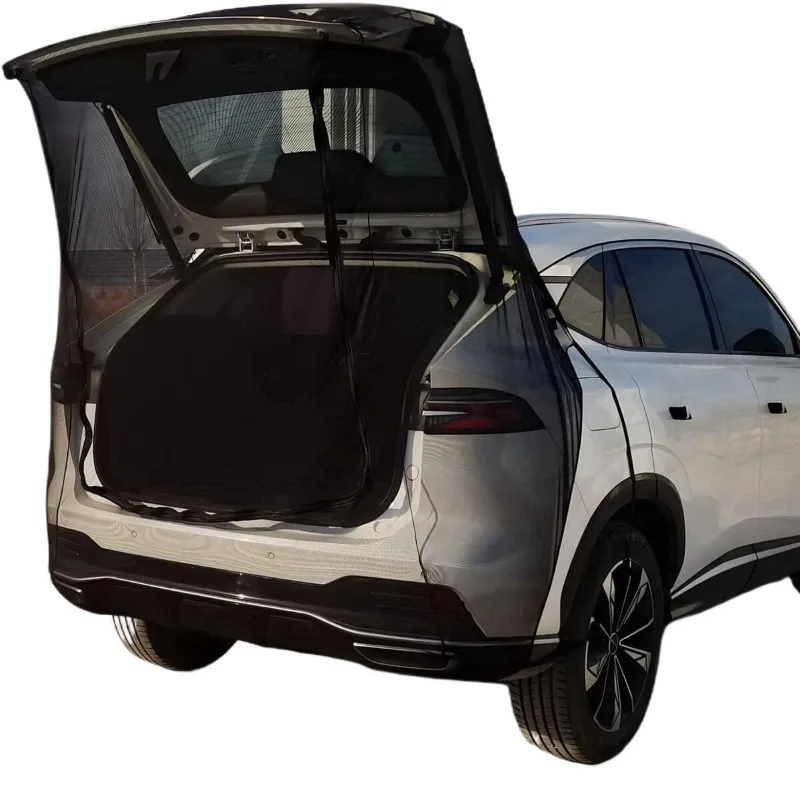 For Car Mosquito Net SUV Universal Trunk Sunshade Tailgate Screen Outdoor Travel