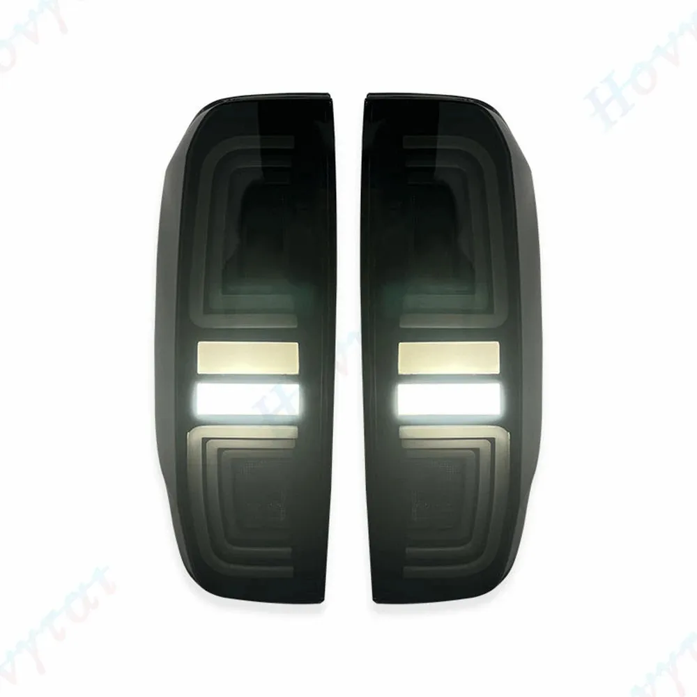 Pair LED Taillights For Nissan Navara D40 2005 2006-2014 Navara Frontier Pickup Taillamp Rear Lamp Brake Fog Turn Signal Light