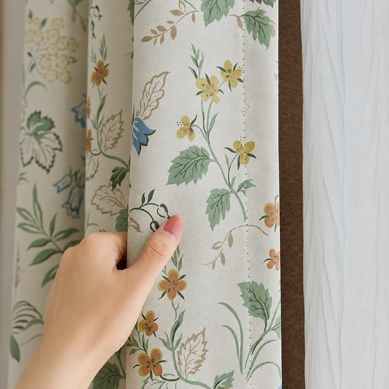 Modern Curtains for Living Room Bedroom Balcony Halls Printed Blackout UV Protection Thick Decorative Drape Customized Household